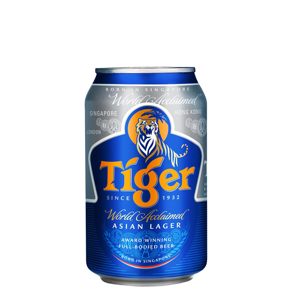 Tiger Lager Beer Cans (24 x 320ml)